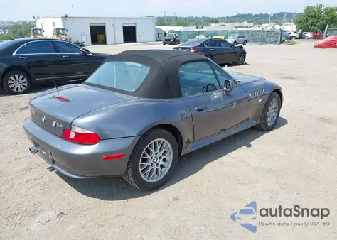 2001 BMW Z3 2.5I z USA, uszkodzony, nr VIN WBACN33481LM01095